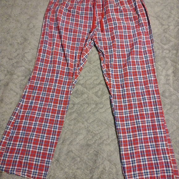 Embassy Other - Men's Red Plaid Pajama Pants With Pockets